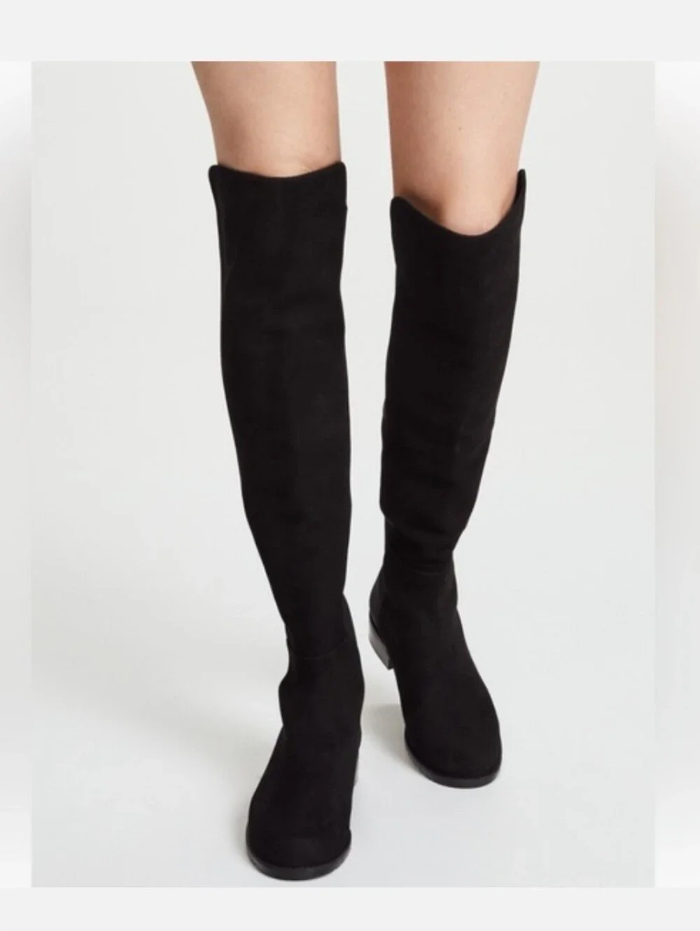 Stuart Weitzman 5050 Suede Over-The-Knee Boots Women's 7.5 Stretch